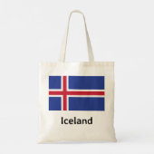 IJslandse vlag Tote Bag (Achterkant)