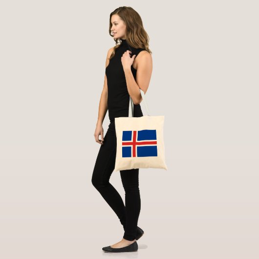 IJslandse vlag Tote Bag (Voorkant (model))