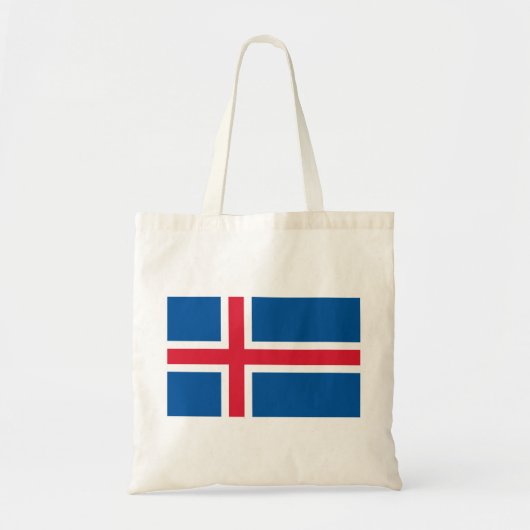 IJslandse vlag Tote Bag (Voorkant)