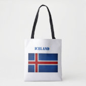 IJslandse vlag Tote Bag (Voorkant)