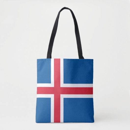 IJslandse vlag Tote Bag (Voorkant)