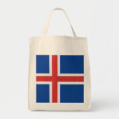 IJslandse vlag Tote Bag (Voorkant)