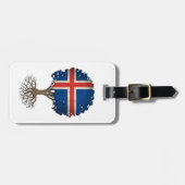  IJslandse vlag van Life Bagagelabel (Voorkant horizontaal)