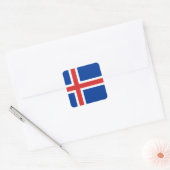 IJslandse vlag Vierkante Sticker (Envelop)