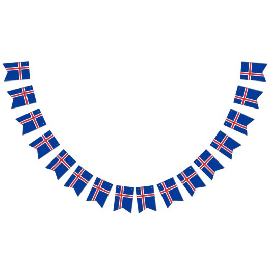 IJslandse vlag Vlaggetjes (Alle)