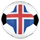 IJslandse vlag Voetbal (Gedraaid)