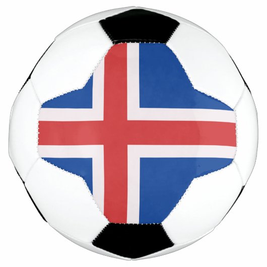 IJslandse vlag Voetbal (Voorkant)
