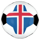 IJslandse vlag Voetbal (Gedraaid)