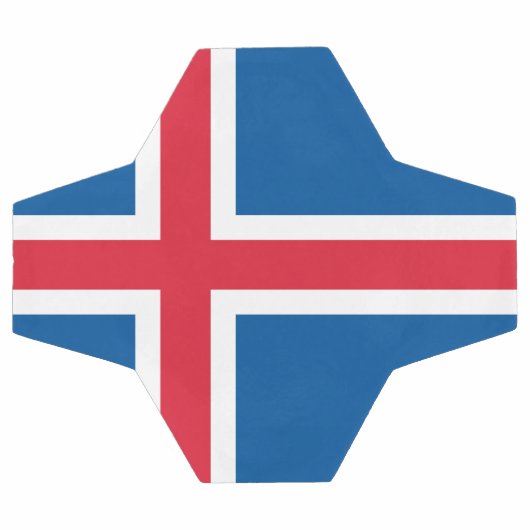 IJslandse vlag Voetbal (Enkel)