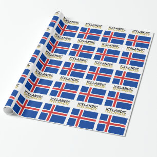 IJslandse vlag voor paarden Cadeaupapier