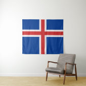 IJslandse vlag Wandkleed (In Situ (horizontaal))