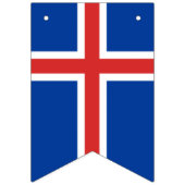 IJslandse vlagbanners, Emblem, IJsland Vlaggetjes (Eerste vlag)