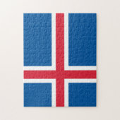 IJslandse vlaggenpuzzel Legpuzzel (Verticaal)