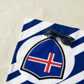 IJslandse vlaghanddoek Strandlaken (In situ)