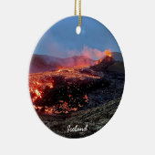 IJslandse vulkaan - keramische siervoorwerpen Keramisch Ornament (Rechts)