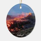 IJslandse vulkaan - keramische siervoorwerpen Keramisch Ornament (Links)