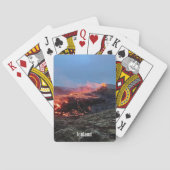 IJslandse vulkaan - speelkaarten (Achterkant)