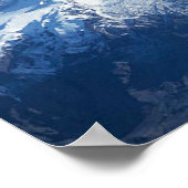 IJslandse vulkaanuitbarsting Poster (Hoek)