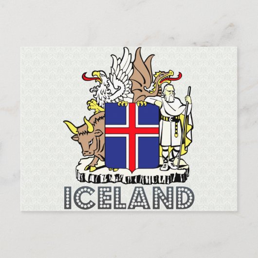 IJslandse wapenstilstand Briefkaart (Voorkant)