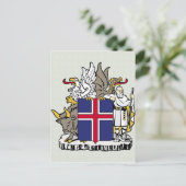 IJslandse wapenstilstand Briefkaart (Staand voorkant)