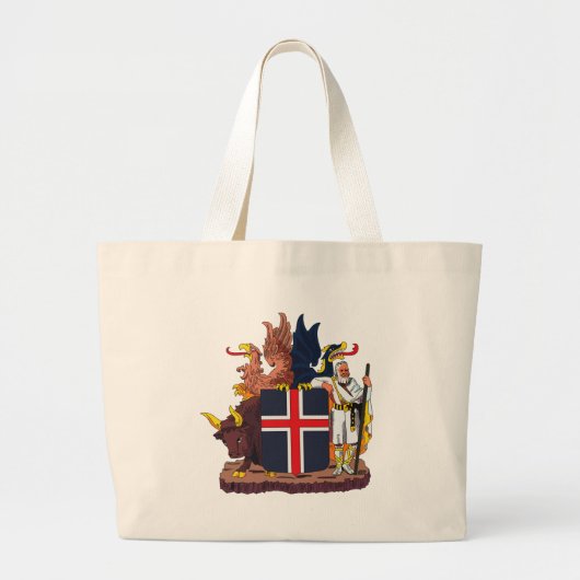 IJslandse wapenstilstand Canvas tas (Voorkant)