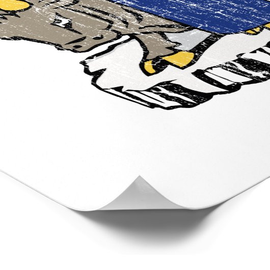 IJslandse wapenstilstand Poster (Hoek)