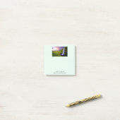 IJslandse Waterval Groen Natuur Foto Post-it® Notes (Op bureau)