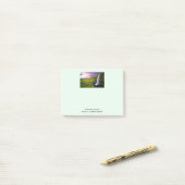 IJslandse Waterval Groen Natuur Foto Post-it® Notes (Op bureau)