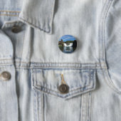 IJslandse waterval Ronde Button 3,2 Cm (In situ)