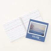 IJslandse winterlandschap beeldende kunst door Pol Notitieboek (Binnen)
