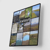 IJslandse zomerlandschap Vierkante Klok (Hoek)