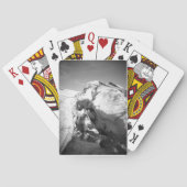 IJslandse zwarte en witte speelkaarten (Achterkant)