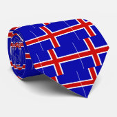 ijslandvlag stropdas (Opgerold)