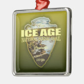 IJslang (pijlpunt) Metalen Ornament (Links)