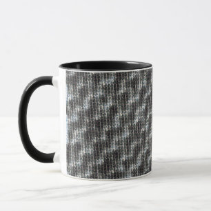 Ijslei geometrisch geweven abstract patroon 1275 mok
