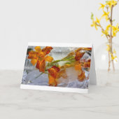 ijslelies, kaart (Gele Bloem)