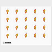 ijslestickers ronde sticker (Vel)