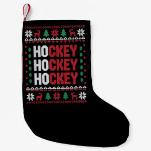 Ijsliefhebber Kerstman Grappig Sportteam Kleine Kerstsok