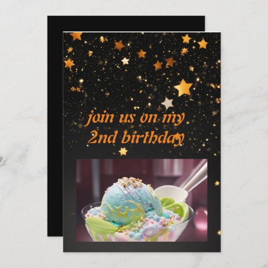 ijsmagie kaart (Voorkant / Achterkant)