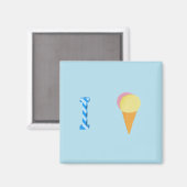 Ijsmagneet Magneet (Voorkant / Achterkant)