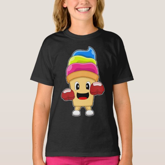 IJsmaker Boxer Bokshandschoenen T-shirt (Voorkant)