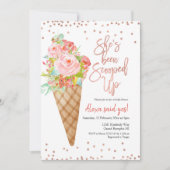 IJsme crème is een vrijgezellenfeest-invitat met d Kaart (Voorkant)