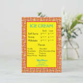 IJsmeneusprankelsrand Menu (Staand voorkant)