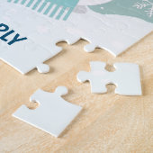 IJsmidssnurken met Beer Kinder kerst Legpuzzel (Zijkant)