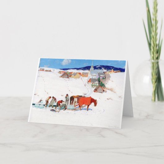 IJsoogst 1935, Clarence Gagnon Kaart (Voorkant)