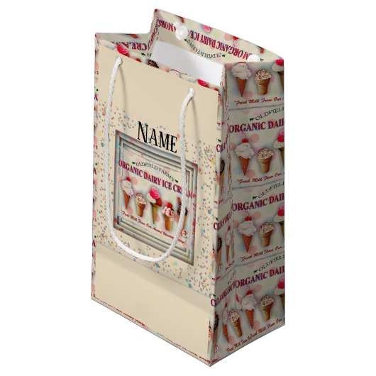  ijsparlor-gebarentaal klein cadeauzakje (Voorkant Gekanteld)