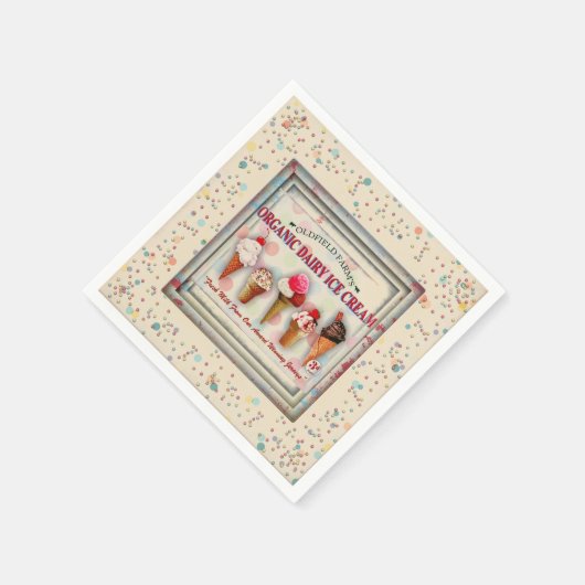  ijsparlor servetten (Hoek)