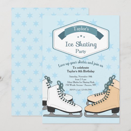 IJspartij Uitnodiging (Voorkant / Achterkant)