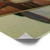 IJSPARTY Meisje met Dienblad met Ijs Poster (Hoek)