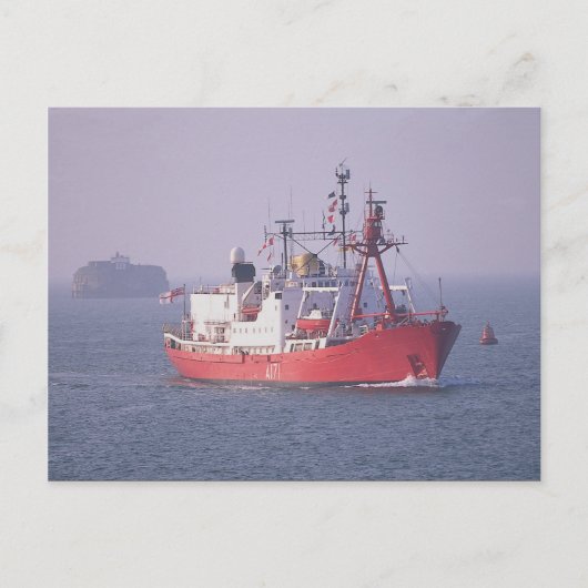 ijspatrouilleschip A171, "HMS Endurance", Portsmou Briefkaart (Voorkant)